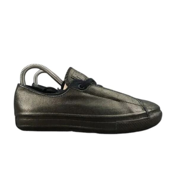 Converse Shoes Womens 6 Sneakers All Star Ox Leather Metallic High Line Shroud - Picture 2 of 16